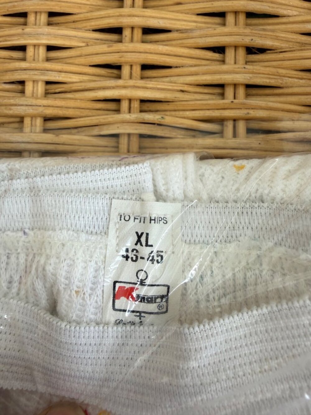 Vintage 1970s NOS KMart Womens Thermal Underwear Size XL Floral - Picture 8 of 10